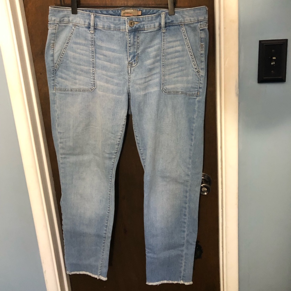 Light blue Torrid jeans. Size 16.